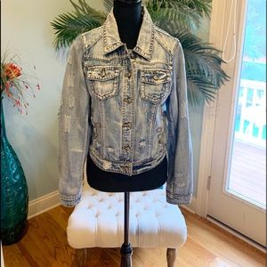 Blue jean jacket Sz M